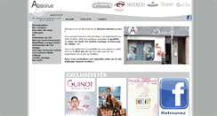 Desktop Screenshot of absolue-beaute.fr
